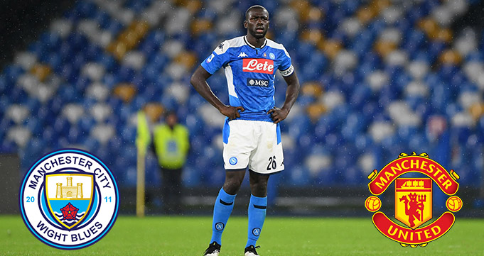 Duo Manchester Berebut Servis Kalidou Koulibaly